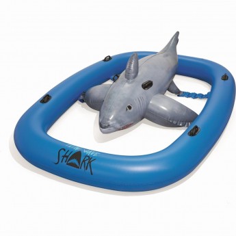 Надувная игрушка-наездник BESTWAY 41124 АКУЛА, 310х213см Надувная игрушка-наездник BESTWAY 41124 АКУЛА, 310х213см